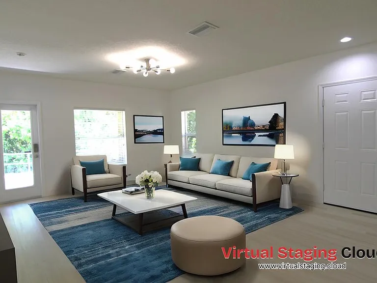 Virtual staging/ Living room