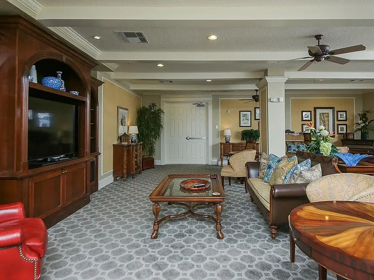 Club house with full kitchen and bar by the pool