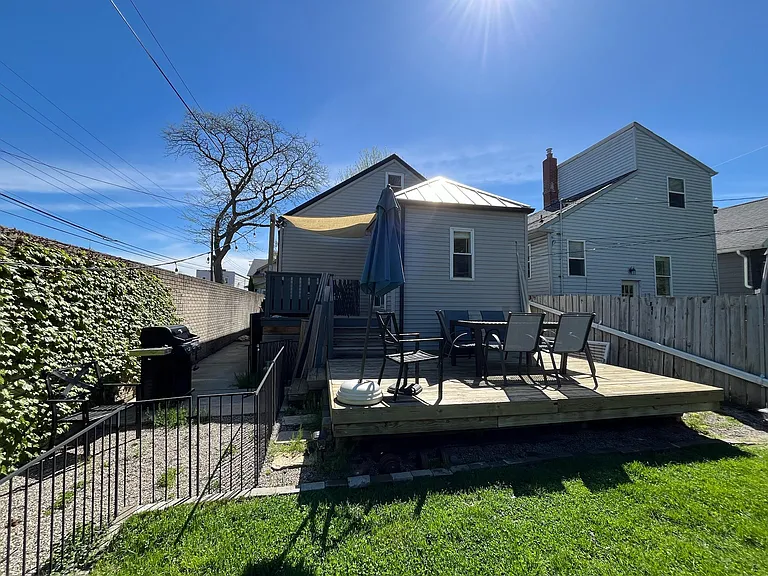 Backyard deck