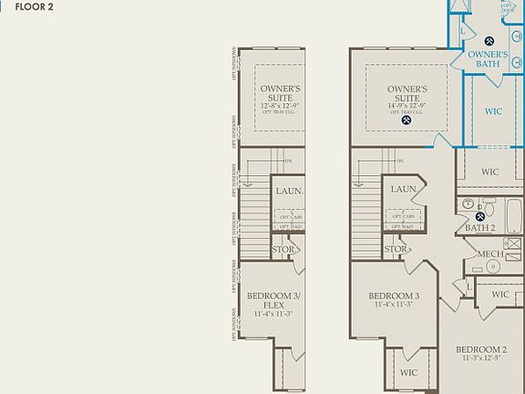 Bowman Floor Plan, Quick Move-In Home, Floor 2
