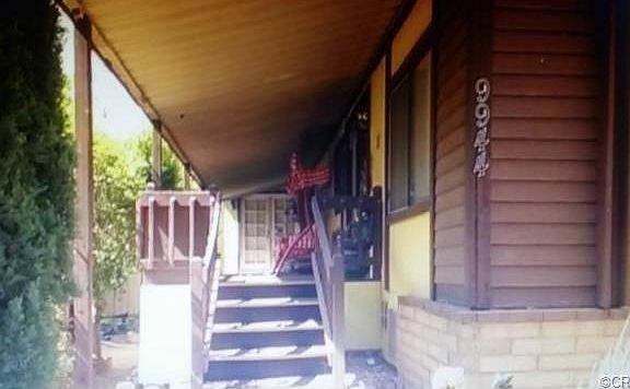 Closer view of Porch