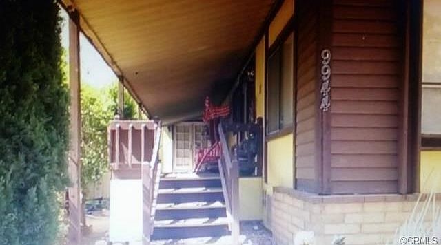 Closer view of Porch