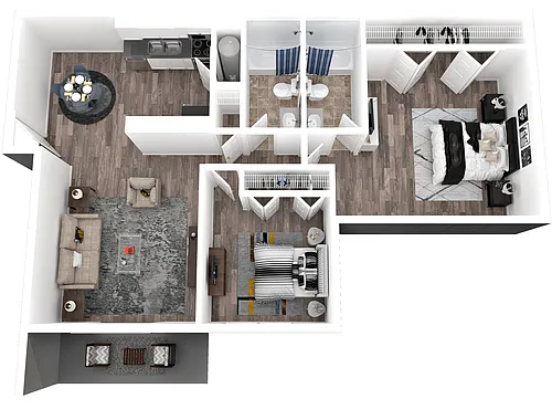 Floor plan The Osprey - Renovated