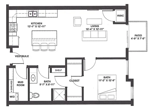 Floor plan 2-F