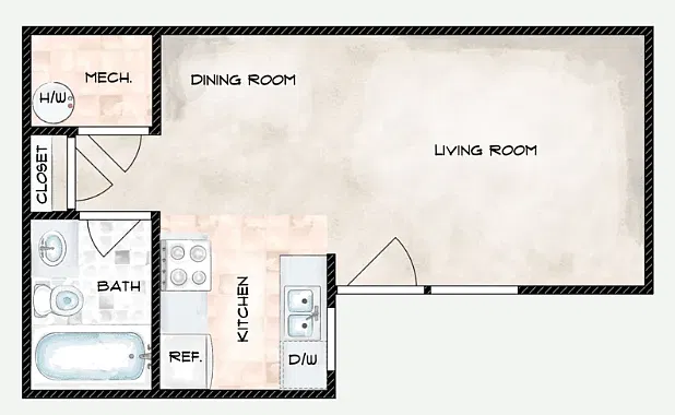 Floor plan STU-M