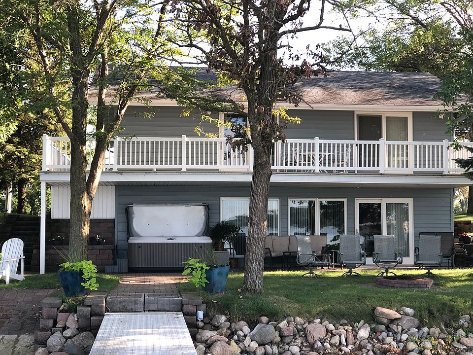 View from Lake to house