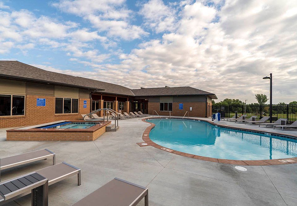 Hot days call for cool swims in our resort-style swimming pool.