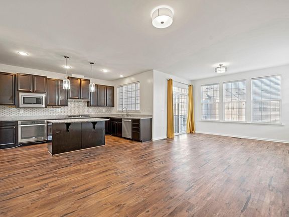 Huge dining area with kitchen