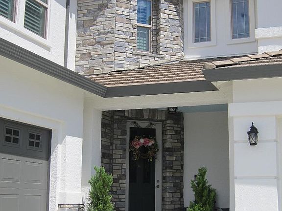 stonework accenting turret