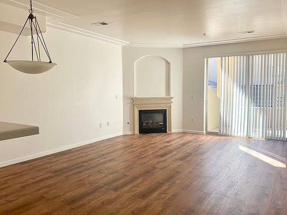 Living room with gas fireplace