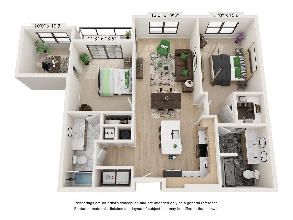 Floor plan The Bliss Deluxe