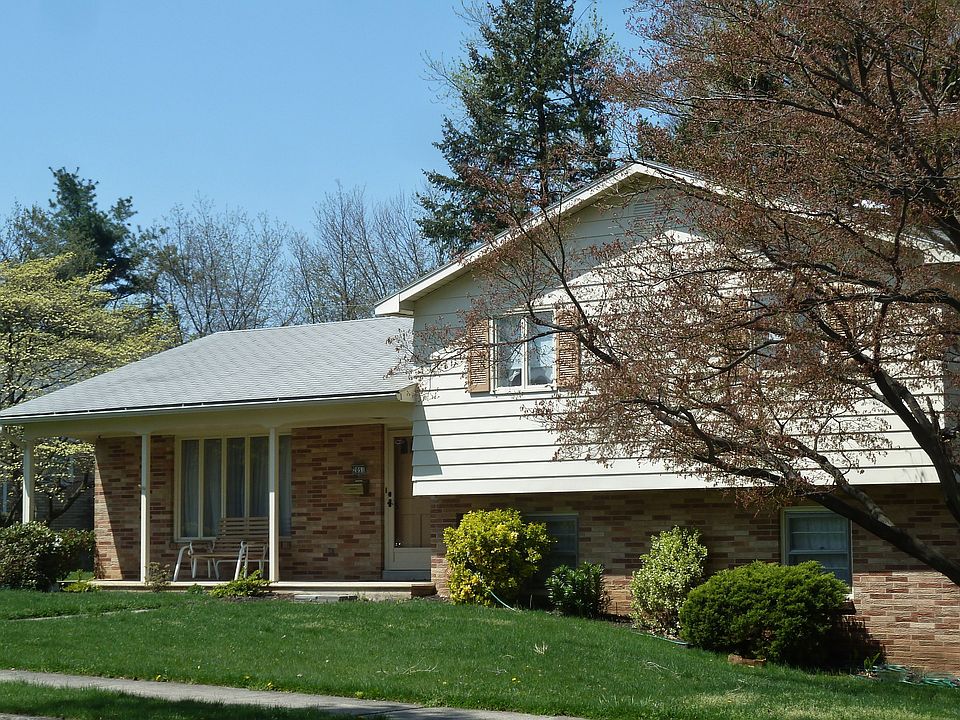 West facing front view