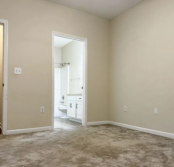 Master bedroom and bath.