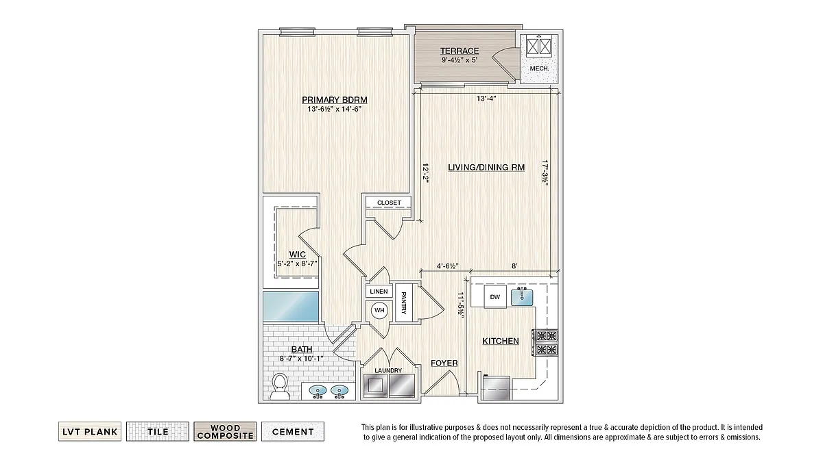 Floor plan The Lily A-1A