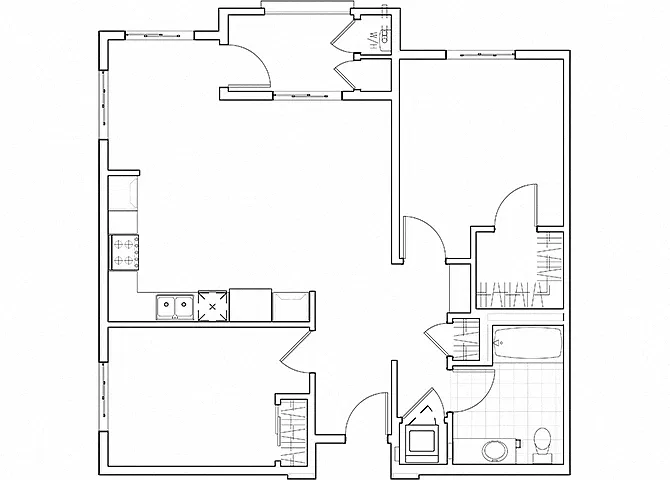 Floor plan B3 2X1