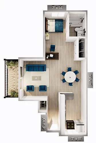 Floor plan The Dogwood