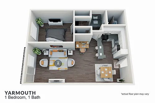 Floor plan One Bedroom