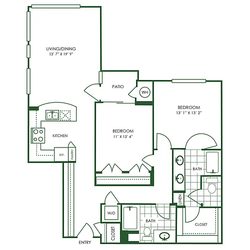 Floor plan B3