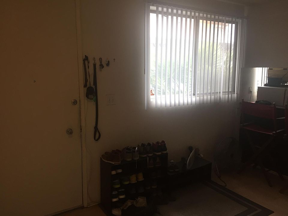 Front door and window outside