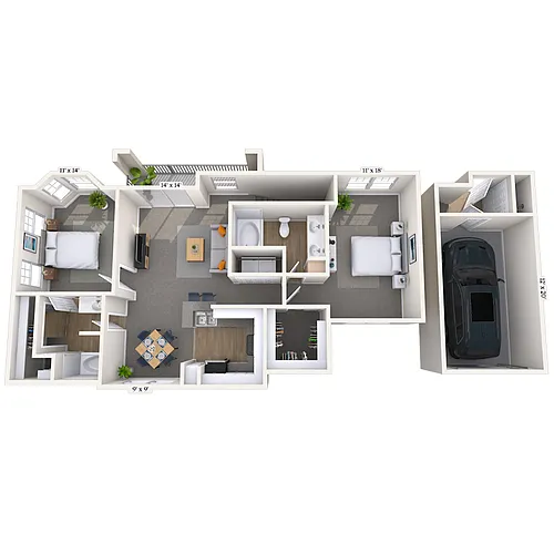 Floor plan Canterbury LG