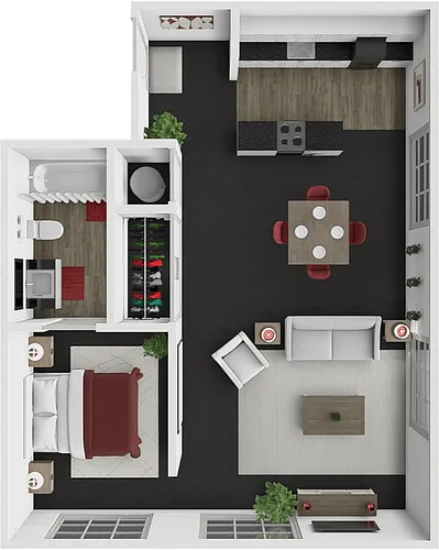 Floor plan W A1