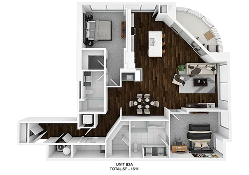 Floor plan The Carson