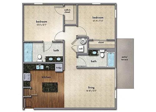 Floor plan Levan