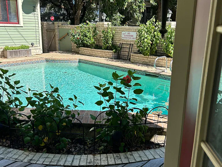 View of pool