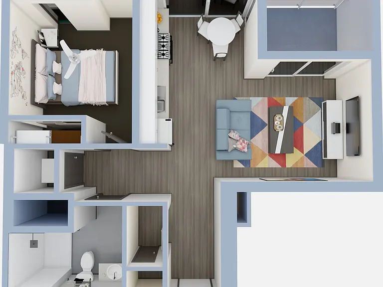 A3b- 3D floorplan A3b- 3D floorplan