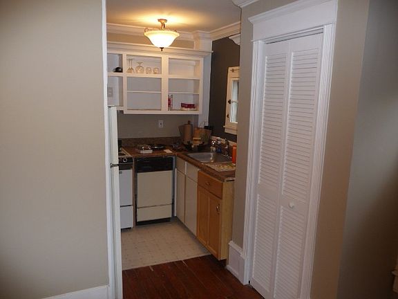 kitchen has stainless appliances