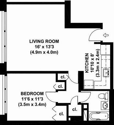 2nd image of 333 E 45th St APT 23C