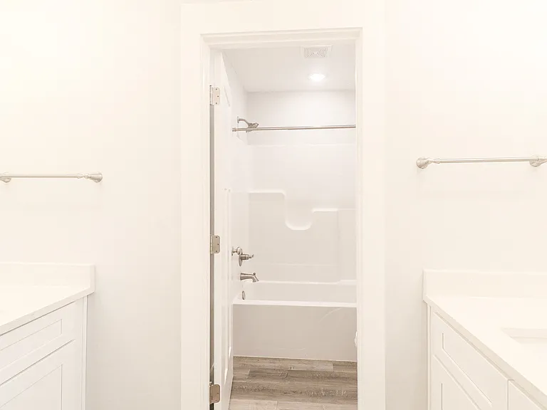 Primary bath with double vanities