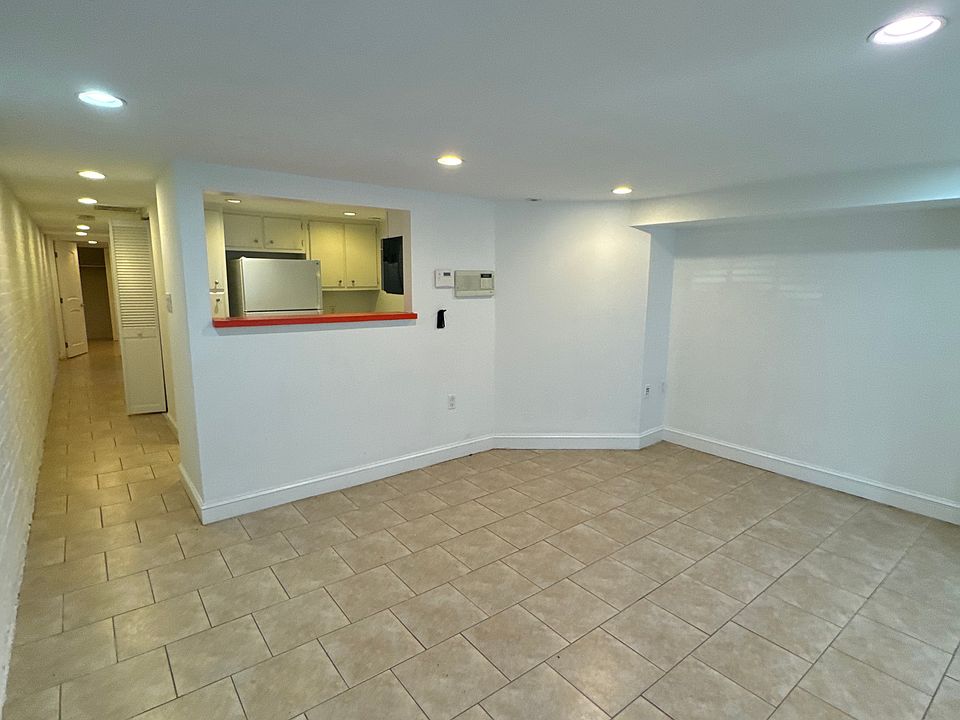 kitchen and living area