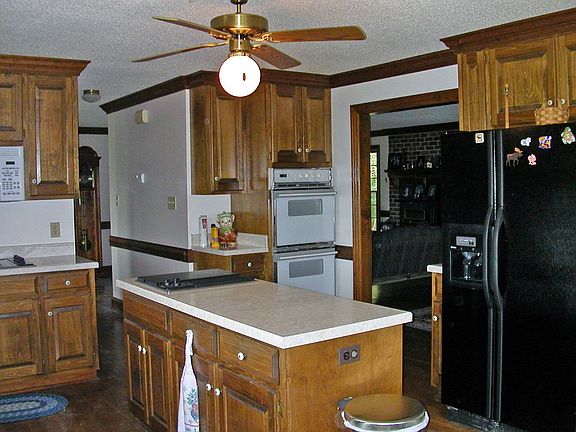 kitchen with 2 wall ovens