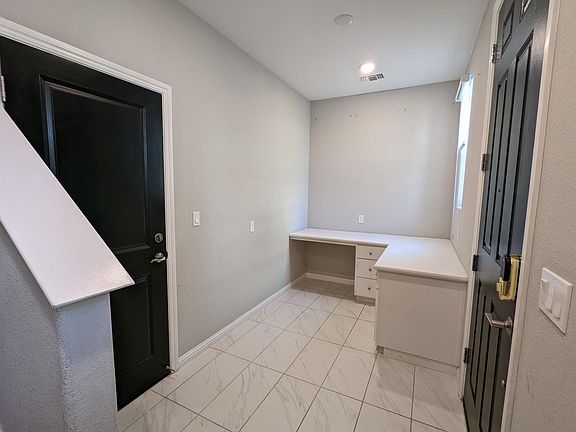 Built-in office on the first floor