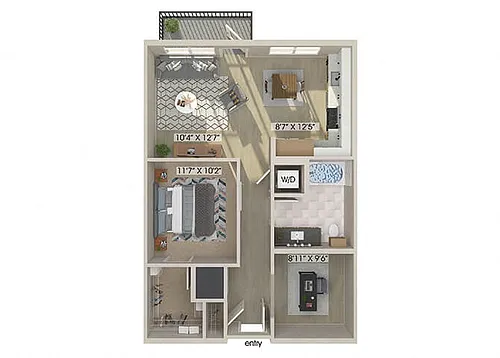Floor plan A06D