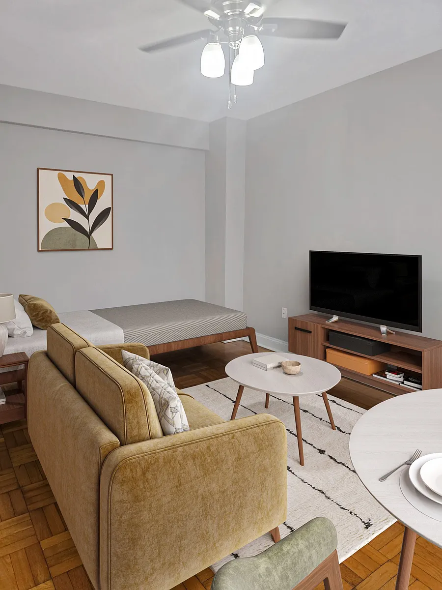 Studio main living area at The York , Foggy Bottom, Washington, DC 20006 - The York and Potomac Park