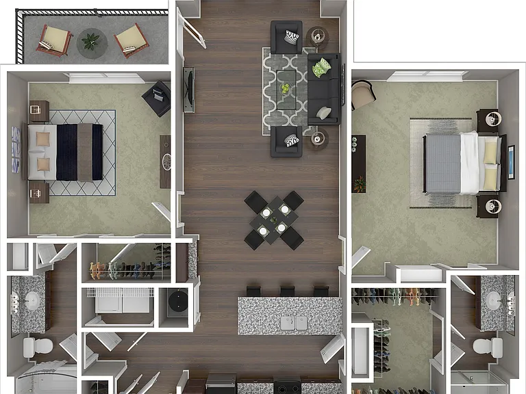 B6 3D Floor Plan B6 3D Floor Plan
