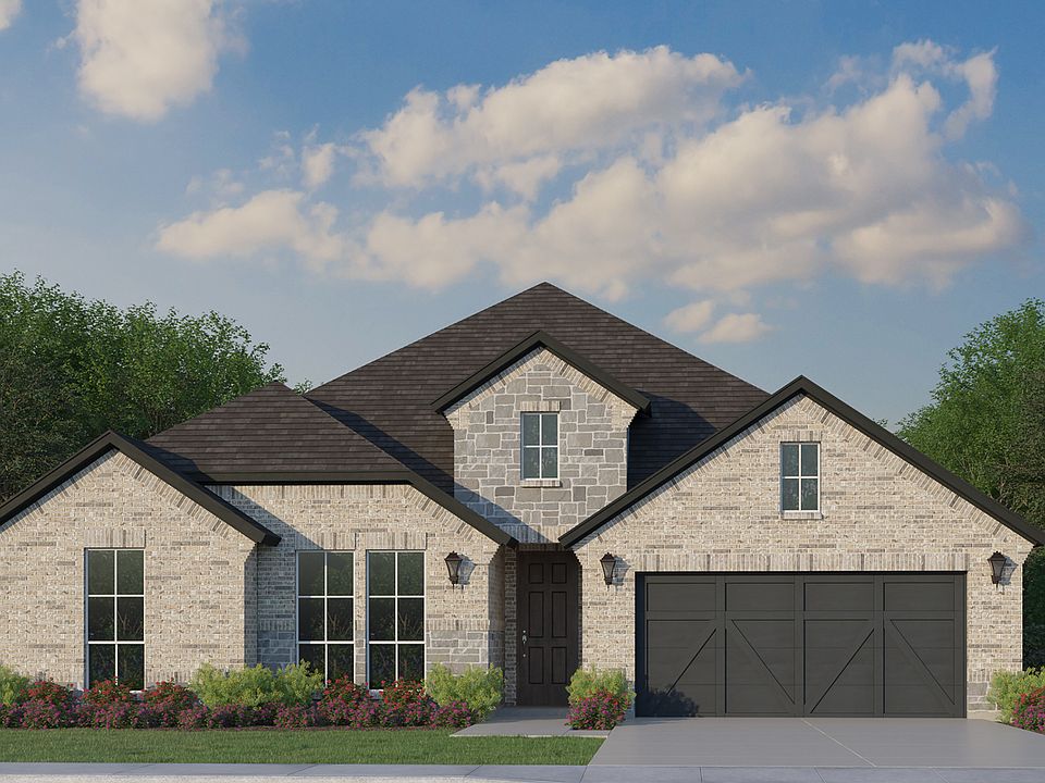 Plan 1685 Elevation B w Stone