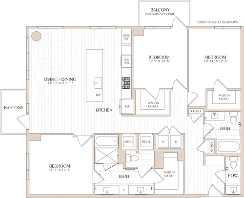 Floor plan C02A