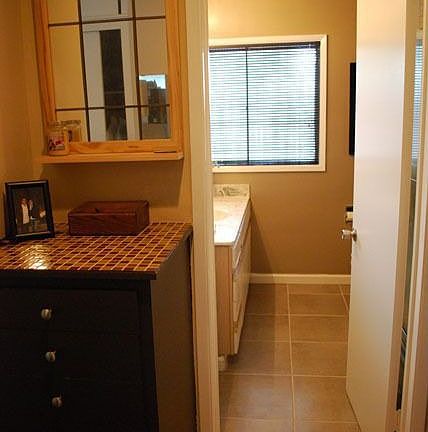 Dresser drawers and plenty of closets in the master.