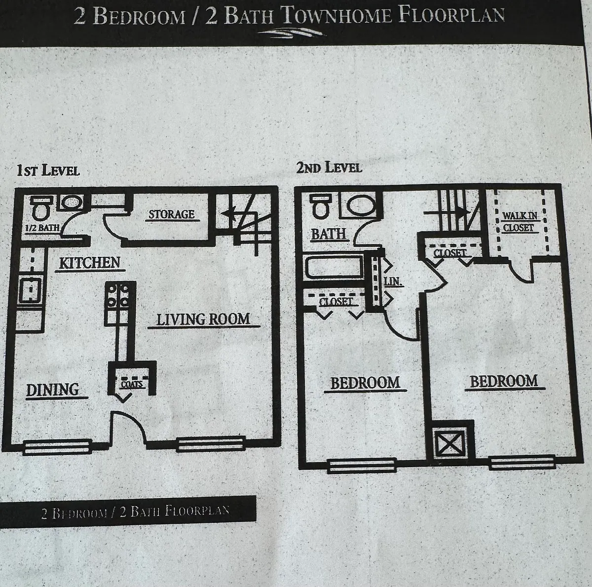 Floor plan 2bed2bath