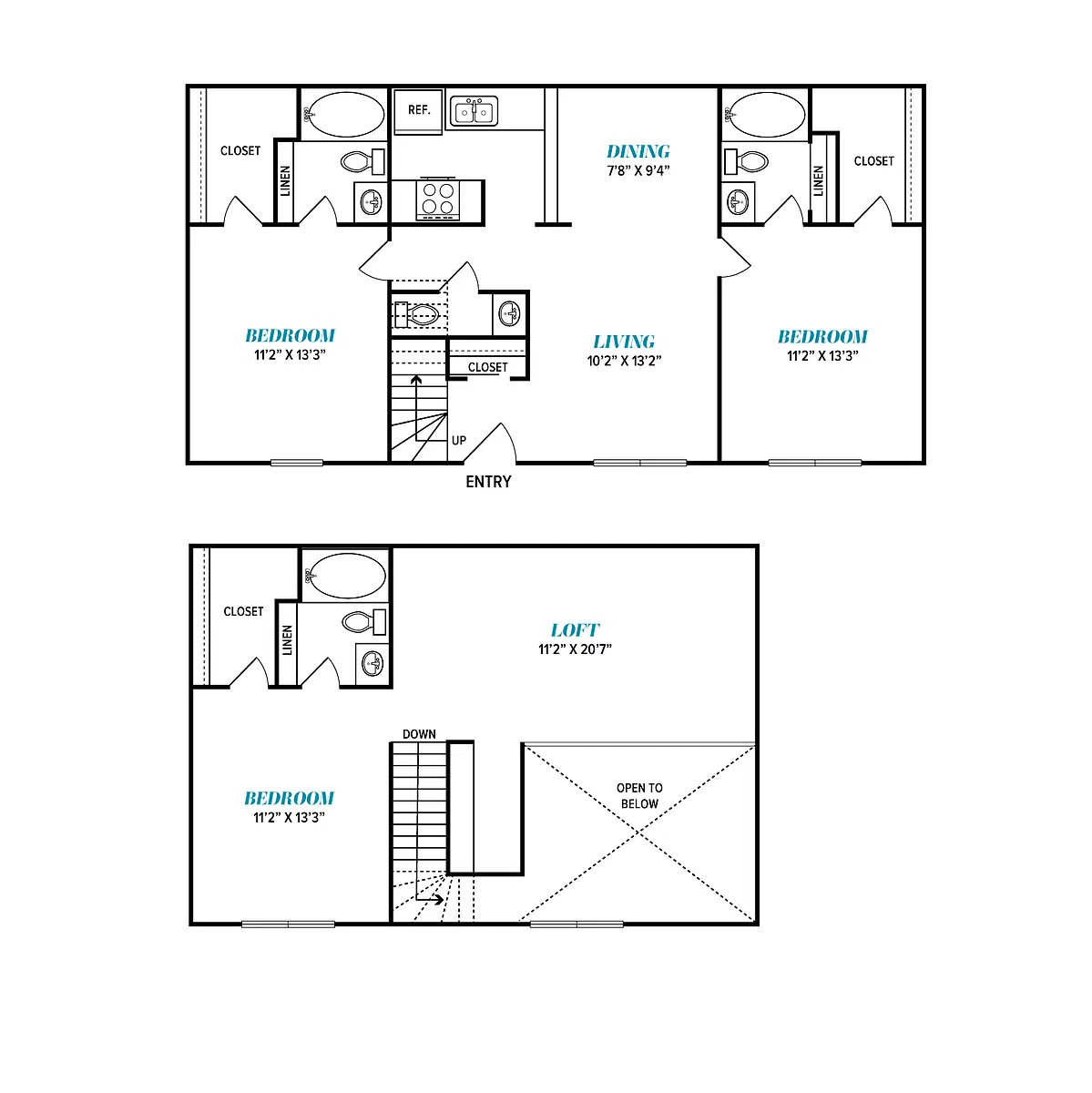 Floor plan C2 Renovated
