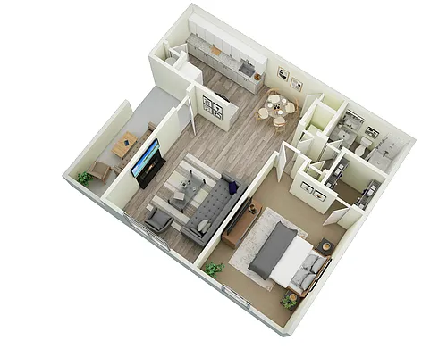 Floor plan One Bedroom