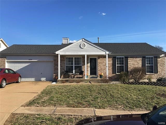 Full Brick, covered porch