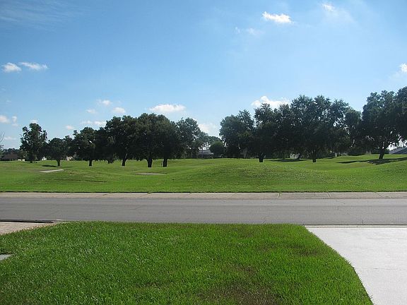 First fairway, across street