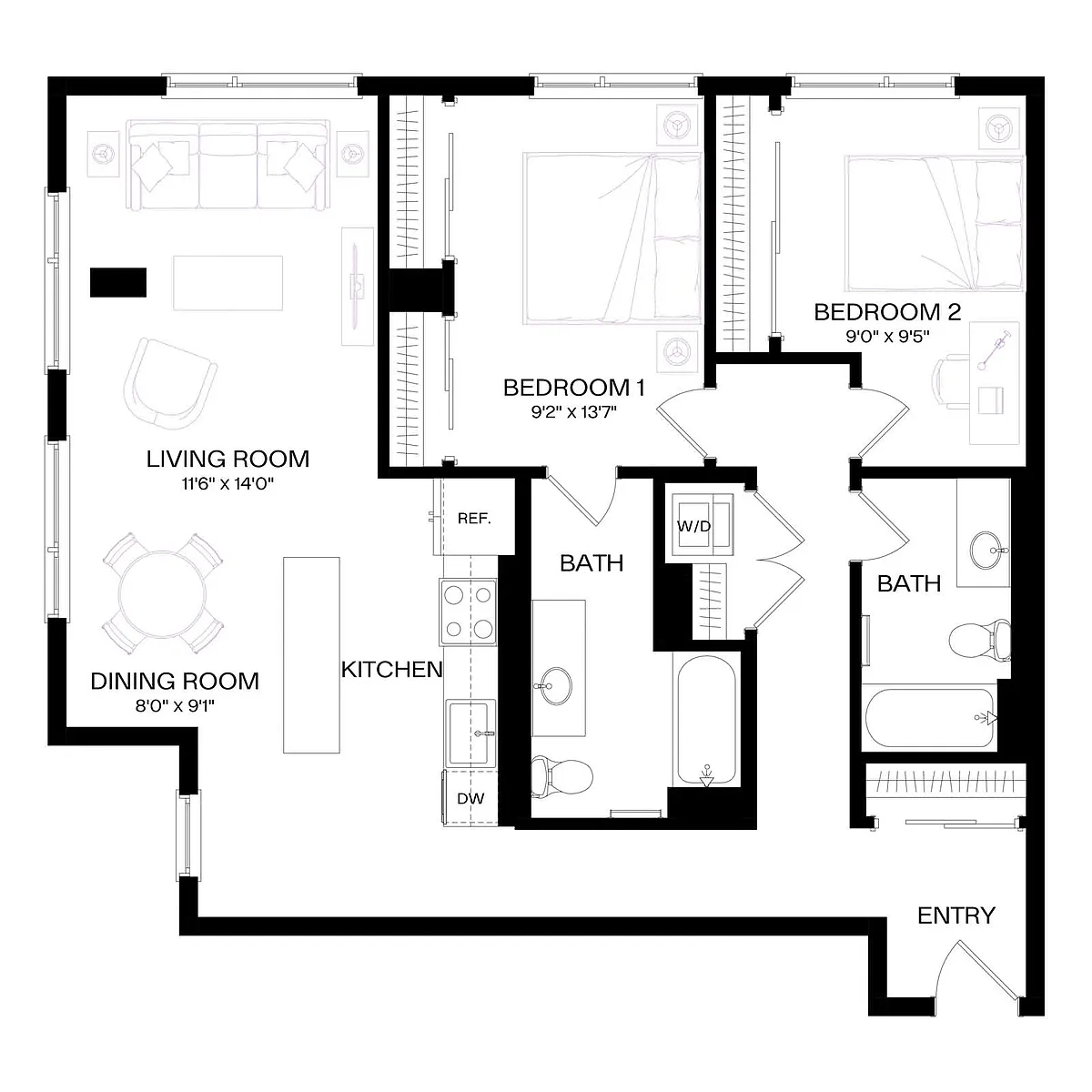 Floor plan B4