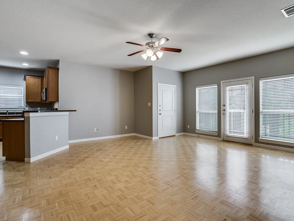 Walk to TCU! Rental home. 4-bedroom property. 3123 Waits 103. Living Room. Great light!