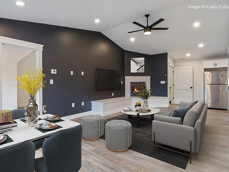 Virtually Staged Living Room