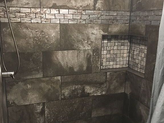 Renovated shower
